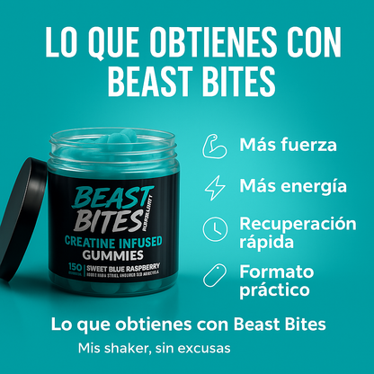 BEAST BITES – Gummies de Creatina