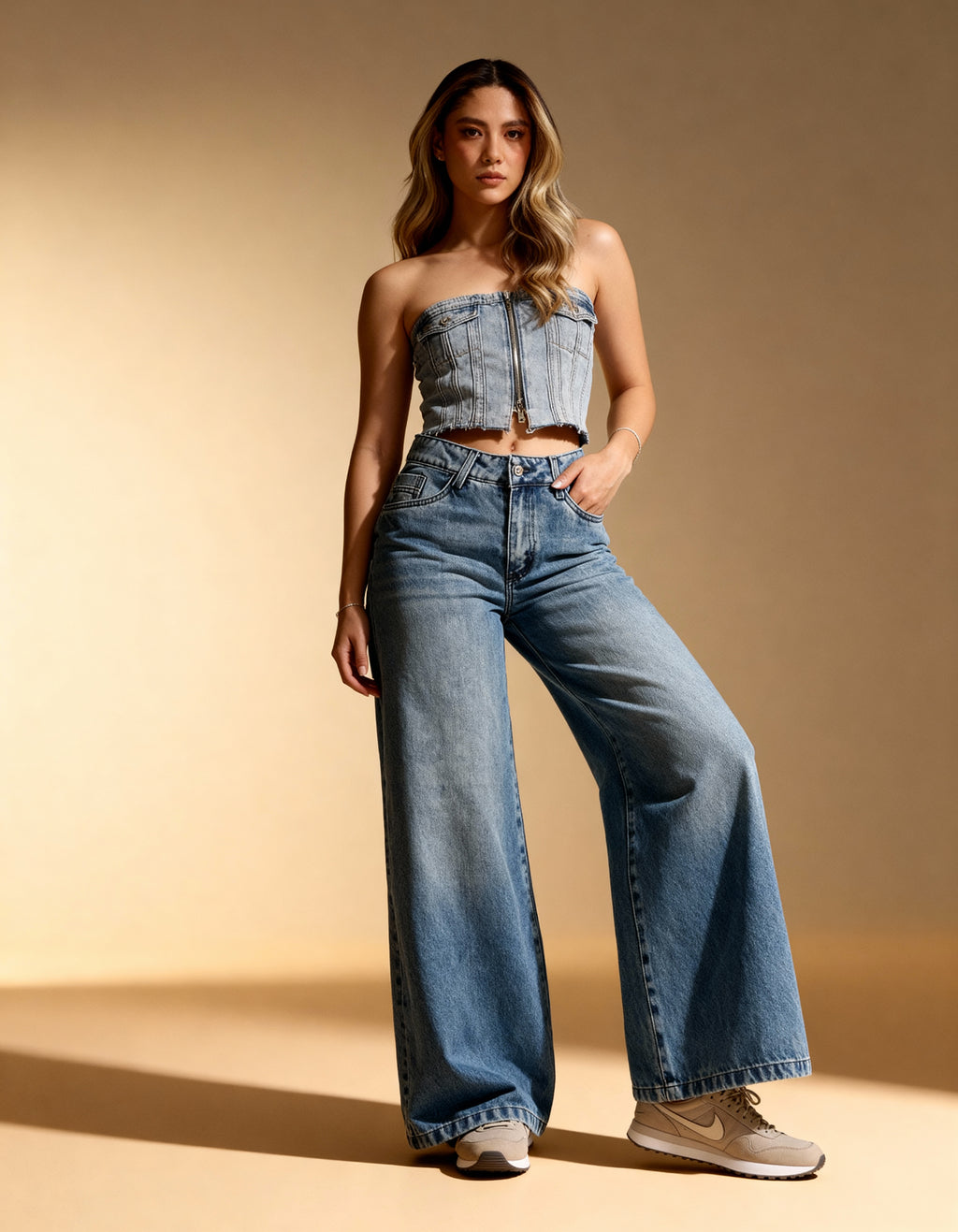 Jean Dama Super Wide Leg  LV-2653