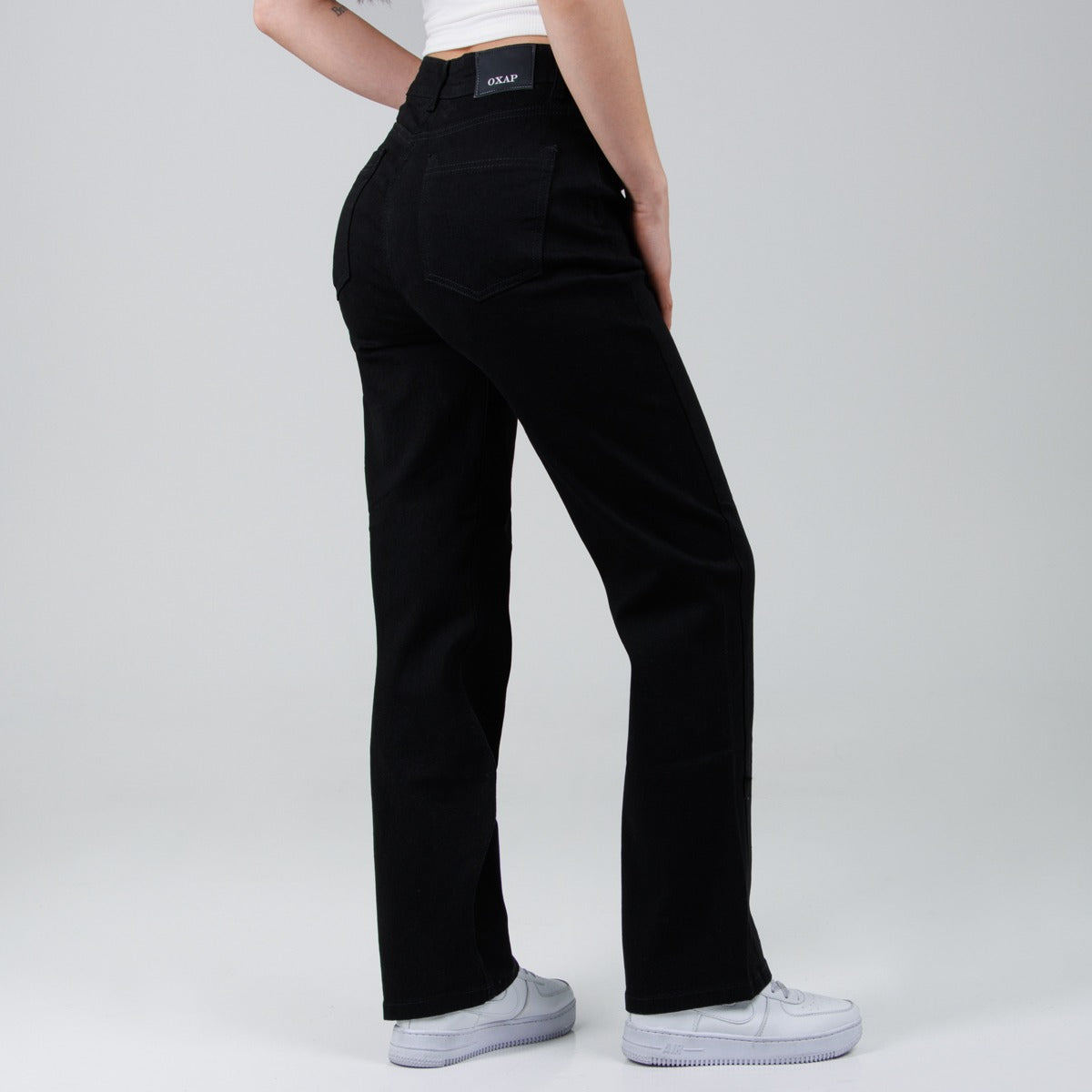 Jean Mom Fit Slim lv-2877 Negro